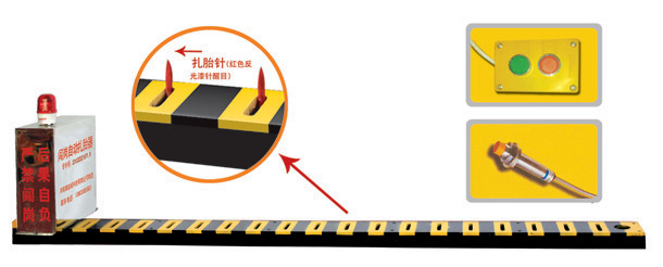 如东县V3嵌入式闯岗自动扎胎器/阻车器